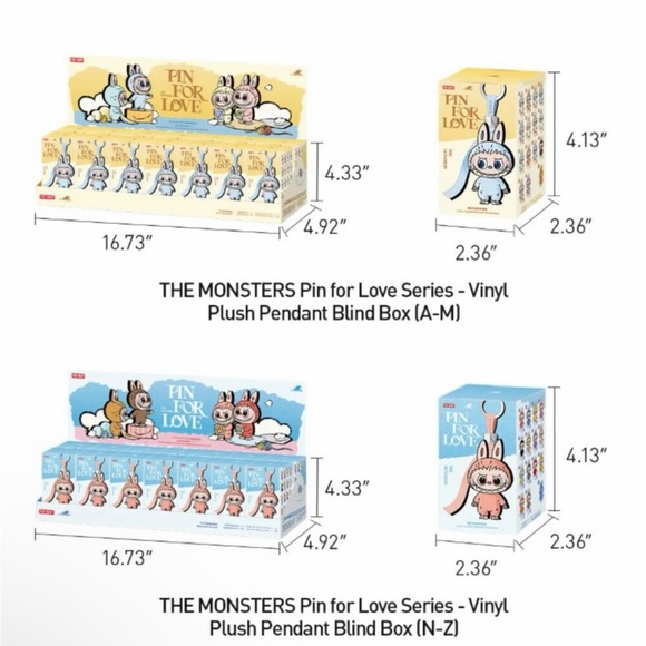 Labubu Pin for Love - A ! - Picture 7 of 8